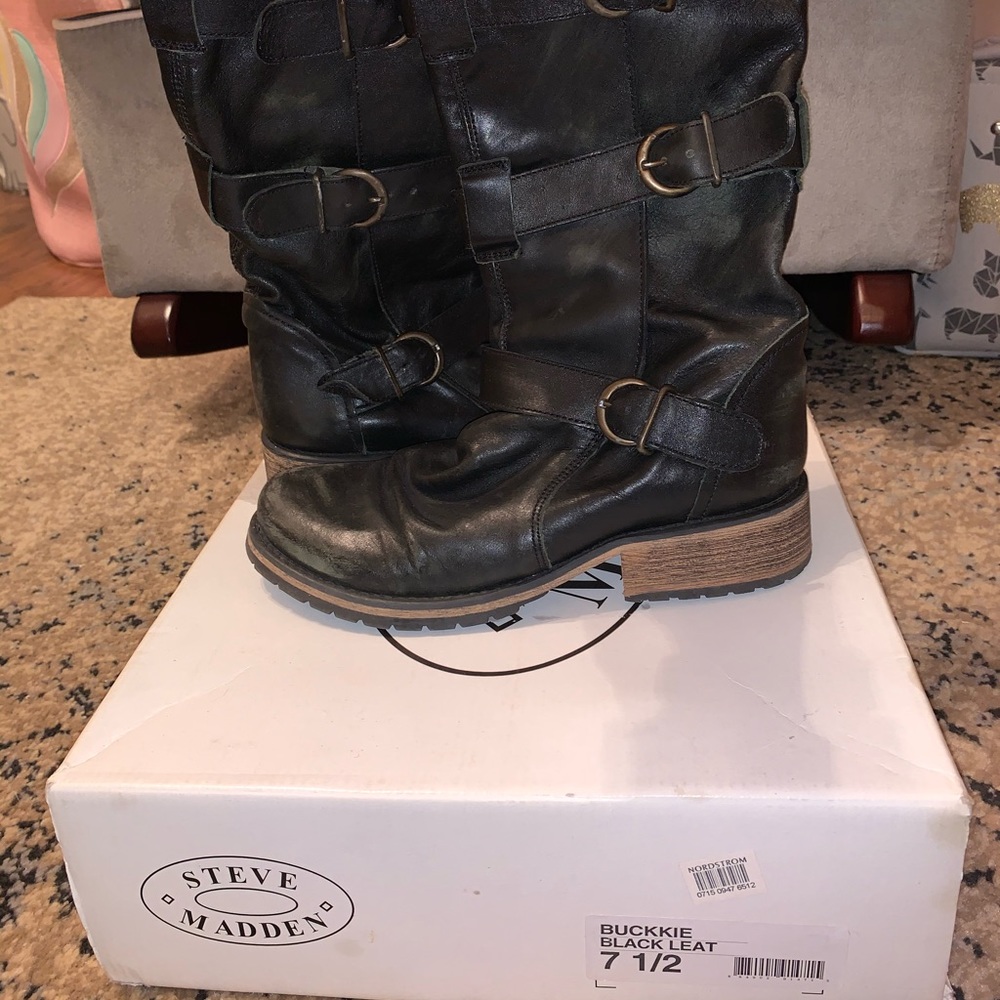 Steve Madden moto boots